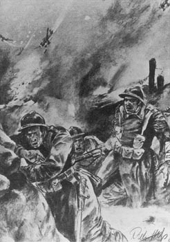 Mei 1940: Belgische infanteristen aangevallen door STuka-duikbommenwerpers