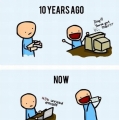 10 jaar geleden: blij met een e-mail, niet met post. Vandaag: ben je blij met een brief!